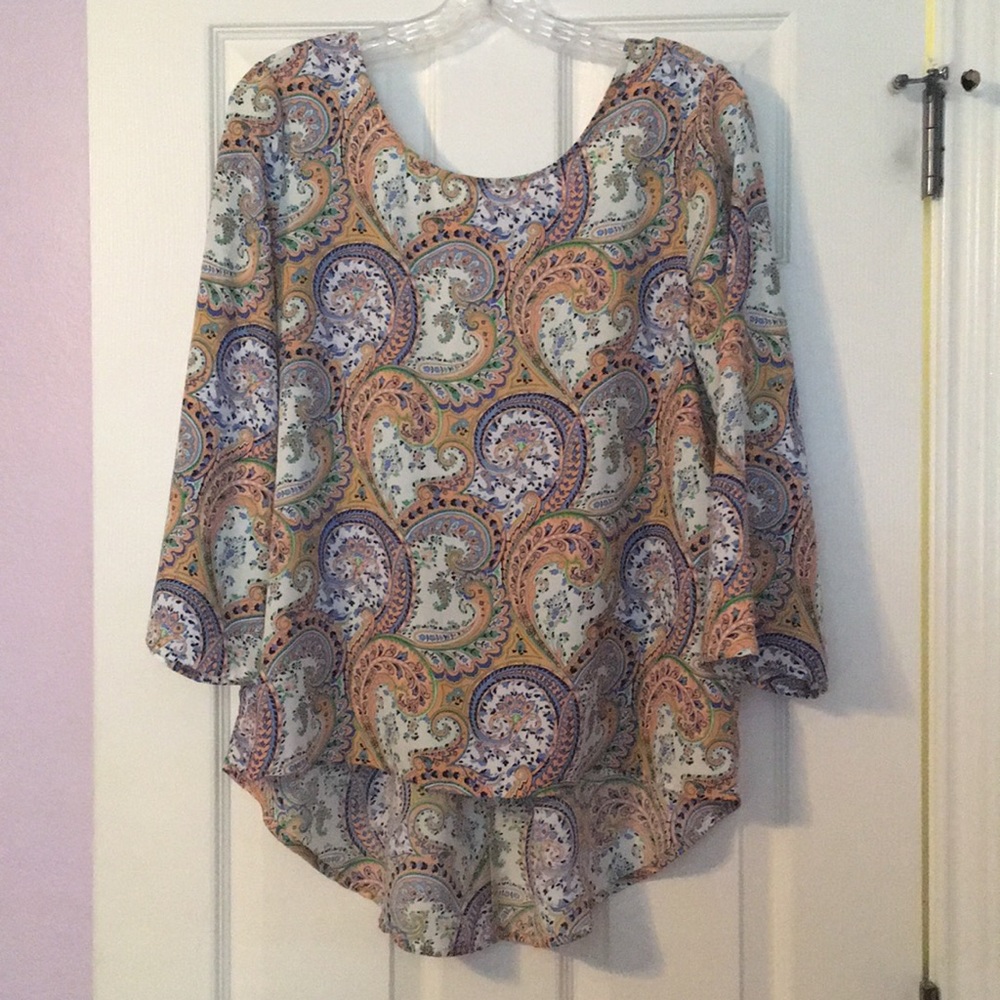 Paisley patterned shirt